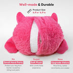 Petbobi Interactive Dog Toys for Boredom - Moving Dog Toy for Stimulating Play, Pet Plush Squeaky Ball for Small Medium Breeds with 4 Batteries, Pink