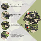 BEAUTYZOO Dog Hoodie for Small Medium Dogs Puppy, Soft Fleece Dog Sweater Cold Weather Coats with Pocket, Pet Outfits Hooded Sweatshirt Chihuahua Cat Jacket Clothing Warm Camo French Bulldog Clothes