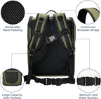 Apollo Walker Dog & Cat Carrier Backpack for 4-18lb Pets - Ventilated Safe Design with Padded Back Support, Breathable Mesh Pet Backpack for Hiking, Travel, Outdoor (Green)