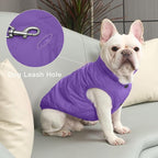2 Layers Fleece Lined Warm Dog Jacket for Winter Cold Weather,Soft Windproof Large Dog Coat,Purple XXXL