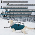 Lelepet Warm Dog Coats for Small Dogs Waterproof Dog Winter Jacket Reflective Pet Fleece Vest Windproof Cold Weather Coats with Adjustable Buckle & Leash Hole, Dark Green, S