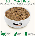 Dave's Pet Food Grain Free Wet Cat Food Pate (Chicken), Made in USA Naturally Healthy, Economy Size, Multi-Cat Families, Canned, 22 oz Cans (12 Pack)