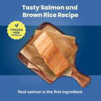 Blue Buffalo Life Protection Formula Adult Dry Dog Food, Helps Build and Maintain Strong Muscles, Made with Natural Ingredients, Salmon & Brown Rice Recipe, 5-lb. Bag