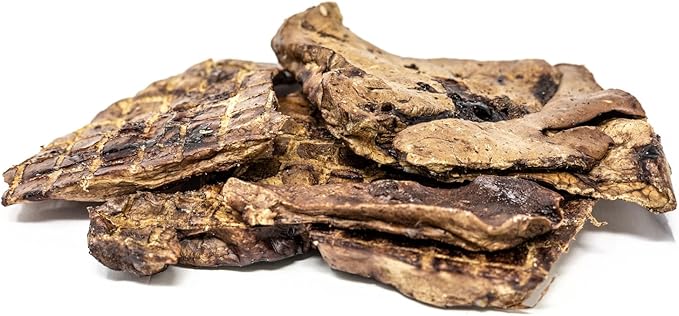 Hotspot Pets Premium Raw Dehydrated Single Ingredient Lamb Lung Dog Treats - 1lb Big Bag All-Natural, Made in USA - High Protein, Low Fat - A Rawhide Alternative for All Dogs