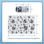 Best Pet Supplies Dog Poop Bags (150 Bags) for Waste Refuse Cleanup, Doggy Roll Replacements for Outdoor Puppy Walking and Travel, Leak Proof and Tear Resistant, Thick Plastic - White