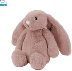 Best Pet Supplies Squeaky Dog Toys with Soft Durable Fabric for Small, Medium and Large Pets Interactive Toy for Indoor Play, Supports Active Biting and Play - Bunny (Mauve)