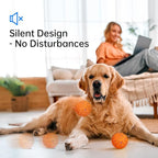 Interactive Dog Toys Dog Ball,Durable Motion Activated Automatic Rolling Toys for Medium/Large Dogs,Automatic Moving, Bouncing,and Rotating,E-TPU Material, IP54 Waterproof (Orange)