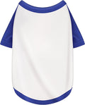 Stylish White Color Block Dog Shirt: Premium Polycotton Blend, Comfortable, Breathable, and Wrinkle-Resistant. Perfect Apparel for Small, Medium, & Large Dogs, a Must-Have for Pet Lovers XL