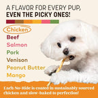 Earth Animal No Hide Stix - Long Lasting Rawhide Free Small Dog Chews Sticks, Chicken - 20 Count Value Pack