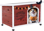Petsfit 40.8 X 26 X 27.6 Inches Wooden Dog Houses, Dog House Outdoor