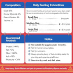 Dog Treats Duck Jerky Made of Real Duck Breast Meat, Rich in Taurine High Protein Low in Fat. Suitable Small Or Medium 、Large Dogs Training Rewards. Each Pack 14.11 Ounces.