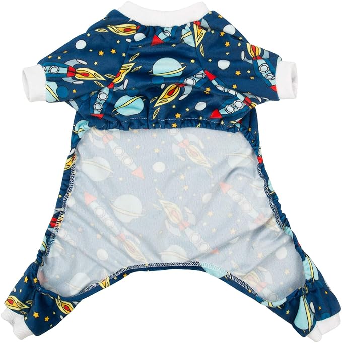 CuteBone Small Dogs Outfit Soft Puppy Onesies Pjs Dog Pajamas Pet Coat Cat Apparel Comfy Doggie Jumpsuit Bodysuit for All Seasons P16XL