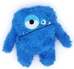 Plush Squeaky Dog Toy, Crinkle Stuffed Dog Toy Keep Them Busy Tug of War Dog Chew Toy for Small Medium Large Dogs (Blue)