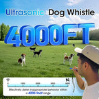 KIVORA 4 Pack Dog Whistle to Stop Barking Neighbors Dog,304 Stainless Steel Adjustable Ultrasonic Silent Dog Training Whistle for Recall & Bark Control,Professional Whistle Suitable for All Dogs