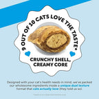 Cat Skin & Coat Health Chews – Crunchy & Creamy Treats with Omegas, Vitamin C & E, Biotin – Soothes Itchy, Dry Skin, Reduces Shedding & Promotes a Shiny Coat – Cat Vitamins (Chicken 30-Day Supply)