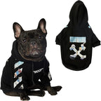 ChoChoCho Woof Dog Hoodie, Designer Dog Hoodies for Small Medium Large Breeds, Art Collection Dog Sweatshirts, Street Drawstring Hoodies Outfit Clothes for Puppy Puppies (5XL, Monet Painting)