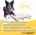 iPET-Smart Dog - Interactive Wooden Puzzle Toy, Fun and Challenging Brain Game for Smart Dogs, Mental Stimulation and Enrichment, All-Wood Design