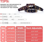 Leather Dog Collar, Dog Collar with Adjustable Sturdy Metal Buckle,Heavy Duty Dog Collar for Walking, Hiking, Training, Hunting (Brown,S:15.2"-19.2" Neck)