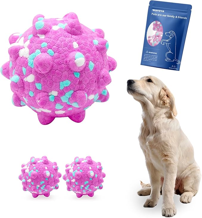 2 Pcs Tough ETPU Dog Balls for Aggressive Chewers - Bouncy, Interactive Floating Chew Toys for Fetch & Water Play with Small Medium Dogs