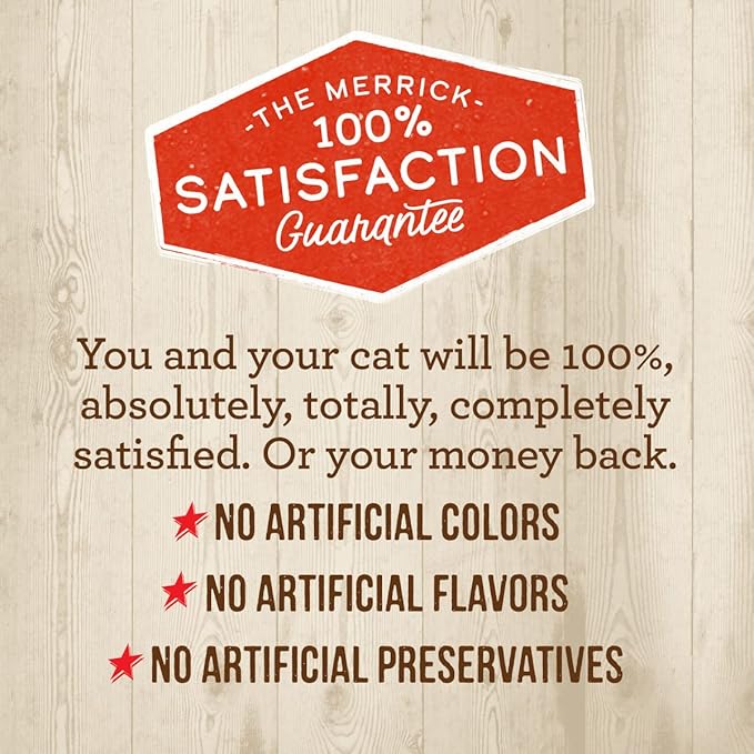 Merrick Purrfect Bistro Premium Healthy Grains Dry Cat Food For Adult Cats, Real Chicken And Brown Rice Recipe - 7.0 lb. Bag