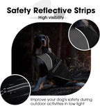 Nanaki Small Dog Coats for Winter Waterproof, Warm Fleece Lining Dog Jacket with Leash Hole, Reflective Cold Weather Puppy Jacket Vest, Easy On Pullover Pet Snow Jacket Male Female, Bulldog, Black M