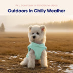 FUAMEY Dog Fleece Vest for Large Dogs,Warm Stretchy Dog Sweatshirts Pullover with Leash Hole Dogs Sweater Soft Pet Turtleneck Cozy Pet Vest Lightweight Sleeveless Blue XL