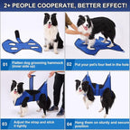 Dog Grooming Hammock XL Size Hanging Harness for Nail Clipping/Trimming, Dog Hammock for Nail Trim with Clipper, Groomin Sling Holder Hanger Wide Strap Sewed