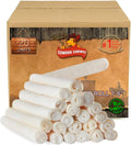 Cowdog Chews Beefhide Roll (7-8 inch) Long Lasting Dog Treat Bone, Great for Dental Health and Aggressive Chewers (20 Count)
