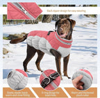 Small Dog Coat,Dog Jackets for Small Dogs,Warm Winter Jacket, Puppy Coat with Harness Built in,Waterproof Dogs Jacket,Puppy Cold Weather Coats,Winter Clothes Snowsuit Shih Tzu Bichon,Pink,S