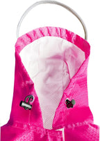 Dog Raincoat Waterproof Reflective Slicker - Lightweight Breathable Hooded Poncho Rain Coat Jacket with Adjustable Belly Strap and Leash Hole for Small Medium Large Dogs (Pink, XX-Large)