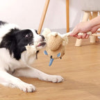 Large Dog Toys, Cute Squeaky Dog Toy, Stuffed Animal Plush Toys for Puppies, Durable Dog Chew Toy for Small,Middle,Large Breed (Brown(Uni-Hippo))