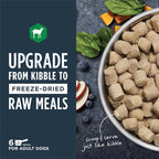 Instinct Freeze Dried Raw Meals, Natural Dry Dog Food, Grain Free - Grass Fed Lamb, 3 oz. Bag