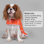 KYEESE Dog Coat Soft Pet Sweater with Leash Hole Windproof Dogs Jacket with Fleece Lined Waterproof Dog Coats for Large Dogs Warm Cat Clothes for Cold Weather Thick Pet Winter Puffer Coat with Pocket
