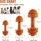 Dog Chew Toys for Aggressive Chewers,Food Grade Non-Toxic Dental Pet Toy,Tough Durable Indestructible Dog Toys for XSmall Dogs.Orange（5IB-8IB）