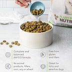 V-dog Vegan Kibble Dry Dog Food (24 LB) | Plant Based Protein with Added Taurine for Sensitive Stomach and Skin | Adult Dog Food | Vegetarian Superfood | Made in US
