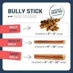 Big Lu - 2-4” Bully and Braided Sticks, 1 lb Bag, 100% Grass-Fed Beef Chews, Fully Digestible Treats for Puppies and Small to Medium Dogs, Natural Single-Ingredient Chews for Keeping Dogs Busy