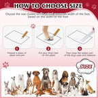 Dog Shoes for Large Medium Small Dog, Mesh Breathable Dog Shoes for Hot Pavement, Anti-Slip Dogs Boots Paw Protectors with Reflective for Outdoor Walking Indoor Hardfloors (Size 7)