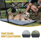 ONETIGRIS Travel Dog Bed - Portable, Washable, Waterproof Anti-Slip Dog Camping Bed, 3.6ft by 2.2ft Outdoor Indoor Bed Mat Cushioned Plush Warm Puppy Mattresses