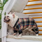 SCENEREAL Fall Dog Pajamas for Small Dogs, Soft and Warm Puppy Sweater, Holiday Clothes Onesie, Thanksgiving Christmas Outfits for Doggie Cold Winter - Dog Jammies Pjs