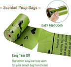 Dog Poop Bag Biodegradable - 540 Count Dog Waste Bags with Dispenser, Extra Thick Strong Leak Proof Poop Bags for Dogs Doggy | Scented