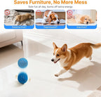 Interactive Dog Ball Toys Electric Automatic Moving Dog Toys to Keep Them Busy Rechargeable Smart Rolling Squeaky Ball for Large