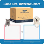 MoMoCo Value Pack Puppy Training Pads 23"x23", 200 Count (Blue100 + Pink100) – Leak-Proof & Super Absorbent Potty Pads for Dogs, Cats & Rabbits