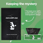 The Original Poop Bags® Dog Poop Bags Rolls – Commercial Bulk Recycled Poop Bags for Dogs, Heavy-Duty Waste Bag Refills, Black, 2,000 Count