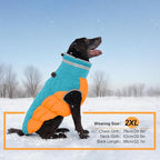 Warm Dog Coats For Large Dogs, Waterproof Dog Jacket With Harness, Zipper Clousure, Fleece Lining, Turtleneck, For Cold Weather Outdoor Walks, Pet Snowsuit For Beagle, Cocker Spaniel, Corgi- XL