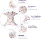 CuteBone Small Dogs Outfit Soft Puppy Onesies Pjs Dog Easter Rabbit Pajamas Pet Coat Cat Apparel Comfy Doggie Jumpsuit Bodysuit for All Seasons P276L
