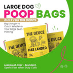 Dog Poop Bags 120 Count – Leakproof, Extra Thick & Easy Open | Unscented Plant-Based PLA + PBAT, Fits All Dispensers | Funny Hey Stinky Design – $1 Donated to Service & Therapy Dogs