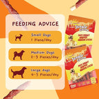 Jungle Calling Dog Treats, Duck Breast Wrapped Rawhide Sticks for Dogs, Grain-Free Natural Chewy Treats Picky Dogs, Puppy Chews Snacks,10.6 oz (Pack of 2)