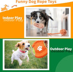 Dog Rope Toy, 8 Pack Cotton Chew Rope Toys for Dogs, Puppy Chew Toys for Teething & Boredom Relief, Tug of War Dog Toy for Small Breed Puppies