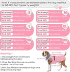 Nanaki Warm Dog Coats for Winter, Fleece Lined Furry Collar, Waterproof Reflective Dog Snowsuit with Leash Hole for Outdoor Walking Hunting, Easy On Cold Weather Puppy Jacket Vest, Beagle, Pink L