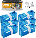 6 pcs Jumbo 26FT refill Pet Waste Bags Compatible with Your Genie Dog Poop Trash can pet dog poop bags Dog Waste Disposal for Outdoor and Indoor